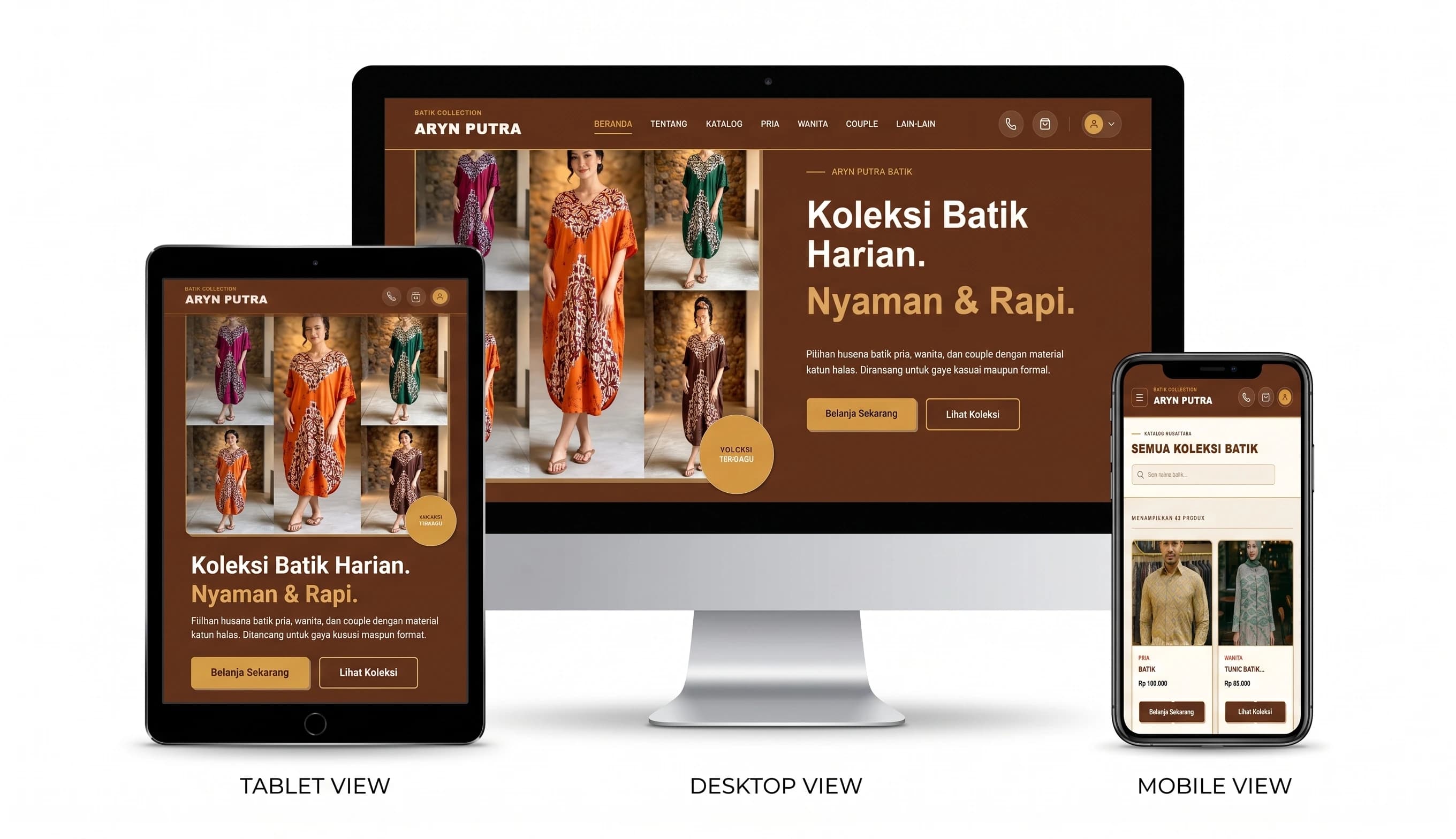 Aryn Putra Batik Collection | E-Commerce Batik